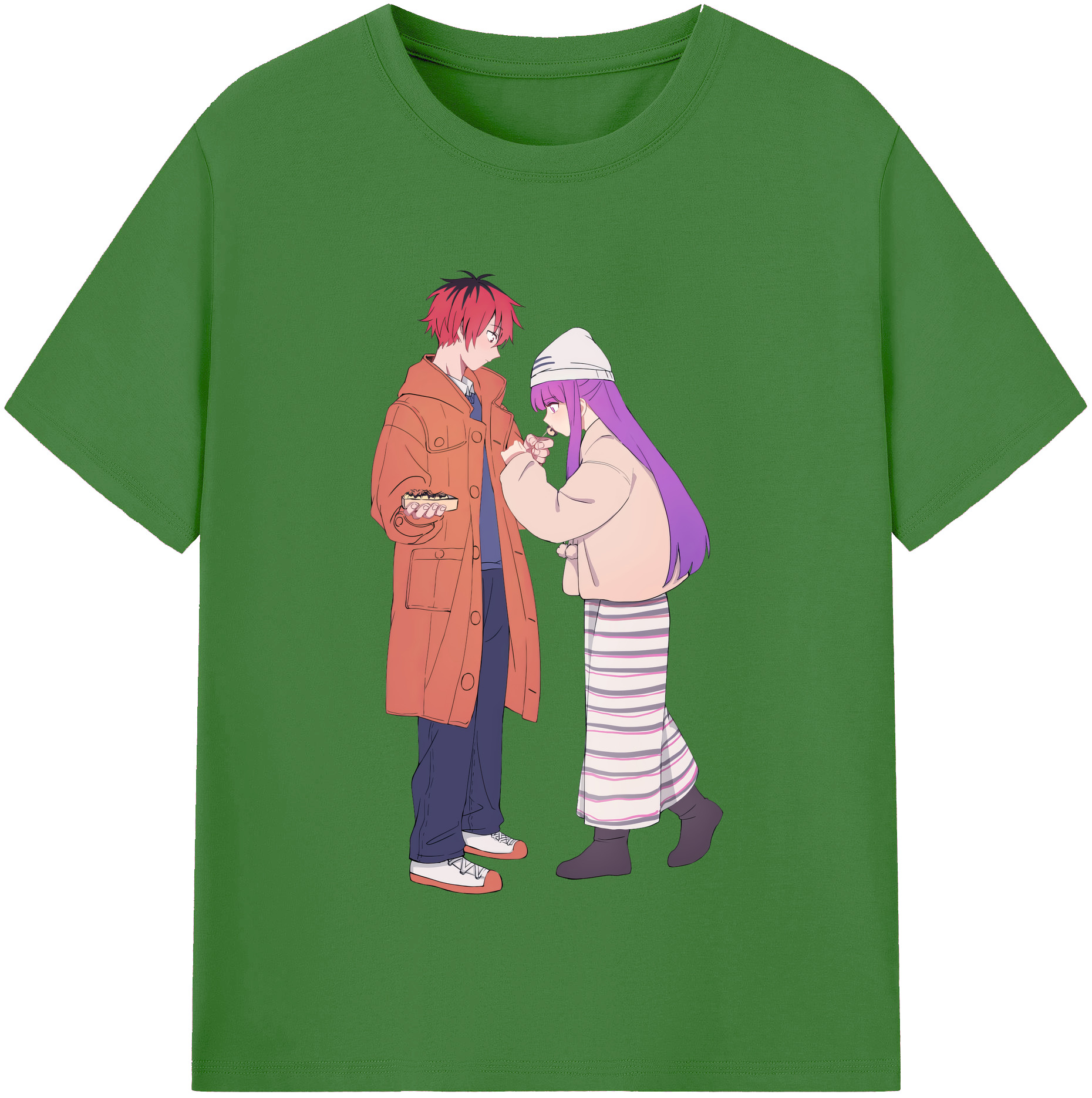 （画像用） 葬送のフリーレン Frieren レディースカジュアルプリントTシャツ（綿100％）